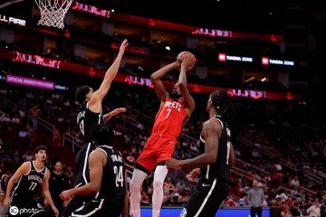 杜兰特19+6申京21+6 火箭大胜篮网取首胜